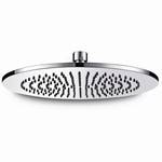 Round, Flat Shower Head