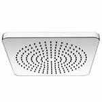 Square Shower Head with Round Spray Pattern