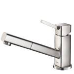 Modern Pull Out Spray Faucet with Square Design