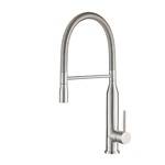 Sleek, Culinary Style Kitchen Faucets with Spring Coil