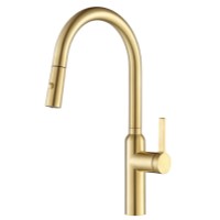 Modern Pull Out Spray Faucet with Round Design, Stainless Steel