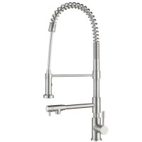 Professional Style Kitchen Faucets with Pot Filler, Spring Coil