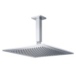 Square Shower Head with Square Ceiling Arm