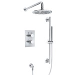 Thermostatic Control with Diverter, Hand Shower and Showerhead