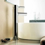 Single Hole Vessel Sink Faucet with Front Lever