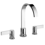 Curved Spout, Lever Handles, Roman Tub Filler