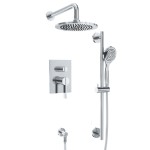 Pressure Balance Control, Hand Shower on Bar and Showerhead