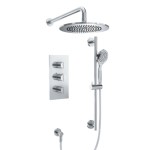 3 Handle Thermostatic Control, Hand Shower and Showerhead