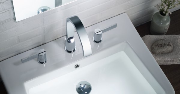 Widespread Sink Faucet with Lever Handles