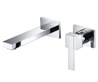 2 Hole Wall Faucet, Square Style