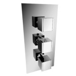 Square 3 Handle Thermostatic Control