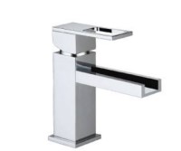 Single Hole Faucet with Open Waterfall Spout