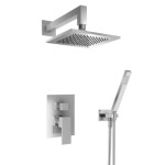 Pressure Balance Control with Diverter, Hand Shower and Showerhead