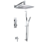 Thermostatic Control, Hand Shower Slide Bar and Showerhead
