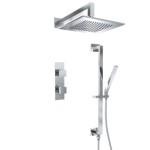 Thermostatic Control, Hand Shower Slide Bar and Showerhead