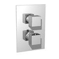 Square 2 Handle Thermostatic Control