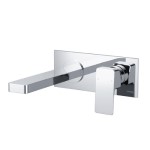 2 Hole Wall Faucet, Square Handles