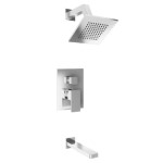 Pressure Balance Control, Tub Spout and Wall Mount Showerhead