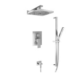 Pressure Balance with Diverter, Hand Shower Slide Bar and Wall Mount Showerhead