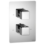 Square 2 Handle Thermostatic Control