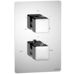 Square 2 Handle Thermostatic Control