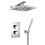 Thermostatic Control, Hand Shower and Rain Showerhead