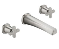 Wall Faucet with 2 Cross Handles