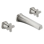 Wall Faucet with 2 Cross Handles