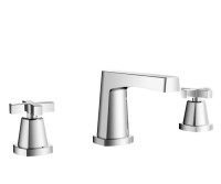  Widespread Sink Faucet, Lever Handles, Polished Nickel