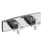Horizontal Rectangle Plate, Cross 2 Handle Thermostatic Control