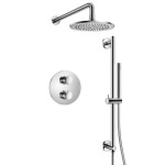 Thermostatic Control, Hand Shower on Slide Bar with Elbow and Showerhead
