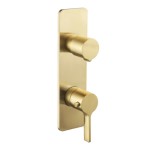 Vertical, Rectangle Thermostatic Control, Round Handles