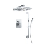 Pressure Balance with Diverter, Hand Shower Slide Bar and Wall Mount Showerhead