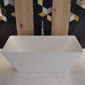 Rectangle Bath with Angled Sides, Thin Rim, Freestanding