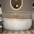 Oval, End Drain, Freestanding Bath