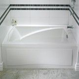 Rectangle Tub for 3 Wall Installation