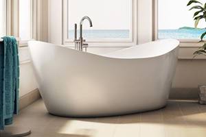 Eidel Weiss Double Slipper Freestanding Tub