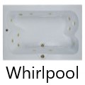 Wide Elite Bath for 2, Face-to-face Bathing, 12 Whirlpool Jets
