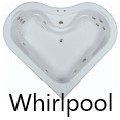 Elite Heart Shape Bath for 2, 12 Whirlpool Jets