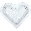 Heart Shaped Bathtub, Jets, Armrests