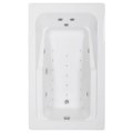 Rectangle Tub with End Drain & Armrests, Combo Jets