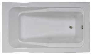 End Drain Rectangle Tub with Armrests