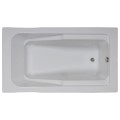 End Drain Rectangle Tub with Armrests