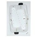 Rectangle Bathtub Designed for 2, Center Drain