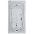 Rectangle Bathtub with Longer Leg Area, End Drain