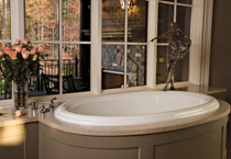 Oval Tub With decorative Rim