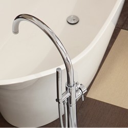 Artos Opera Curving Floor Mount Bath Faucet