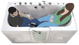 Wlak-in Bathtub with Two Seats, Big4Two