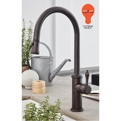 Oil Rubbed Bronze Pull Down Kitchen Faucet