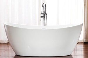 Double Slipper Tub with Modern Styling